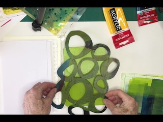 Jennifer Love Demonstrates Monoprinting with Gelli Plates