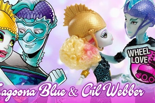 Lagoona Blue & Gil Webber - Wheel love. Обзор Monster High. Любовь на колесах\Свидание на роликах