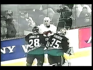 Craig Berube vs Jean-Sebastien Giguere / Niclas Havelid - rough