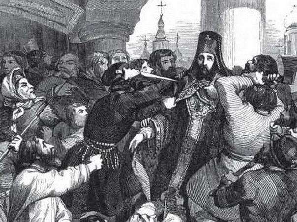 Чумной бунт. Москва, 15 сентября 17 сентября 1771 года. В ноябре 1770 года в Московском генеральном госпитале (теперь госпиталь имени Бурденко) умер офицер, доставленный с войны против Османской