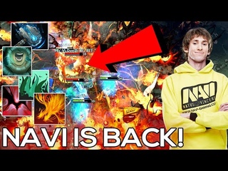 NAVI vs GAMBIT - EPIC Wombo Combo Comeback! - DAC 2018 Dota 2