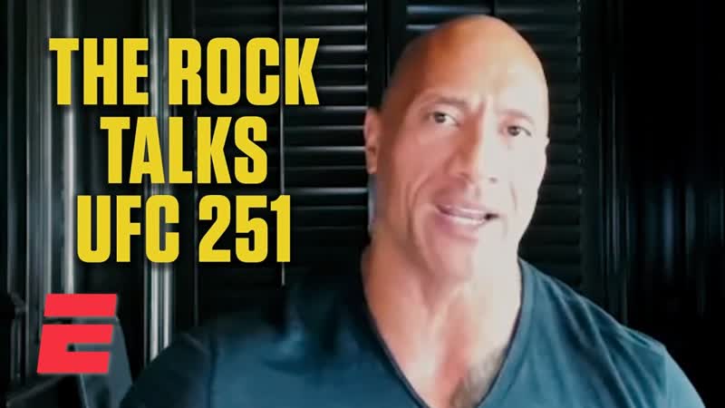 Dwayne Johnson talks Fight Island, UFC 251 Usman vs.