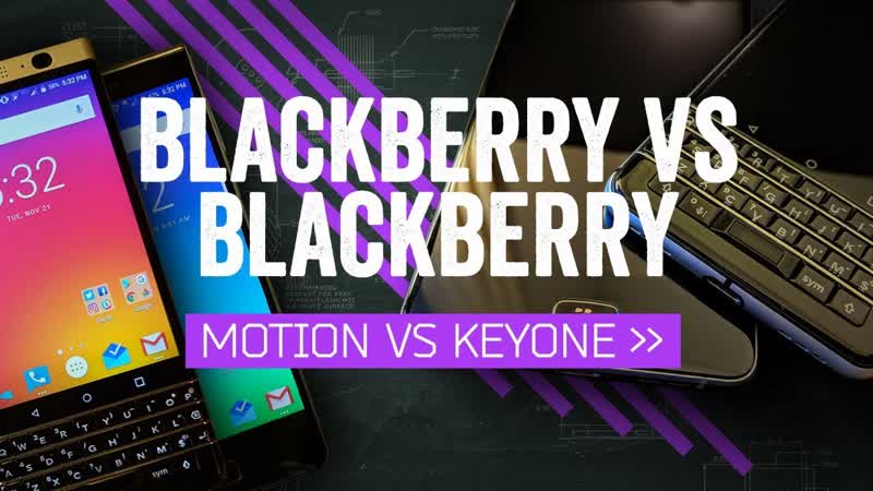 Black Berry Motion vs KEYone: Buttons Make The Black