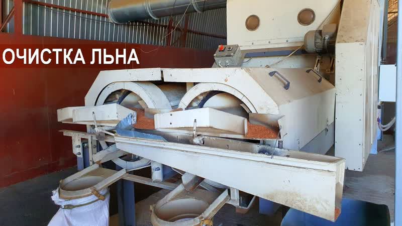 Лён масличный. Очистка семян. Группа компаний КВН