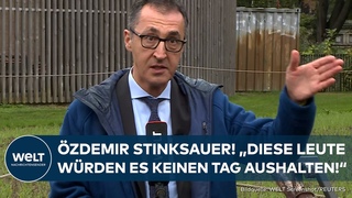 ISRAEL-HASS: Cem Özdemir sauer! „Die da demonstrieren, würden es keinen Tag im Iran aushalten!“