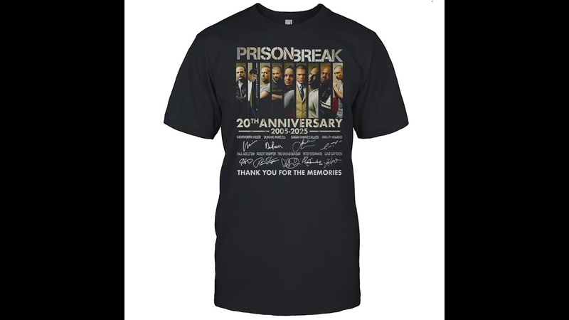 Prison Break 20th Anniversary 2005 2025 Thank You For The Memories Signatures