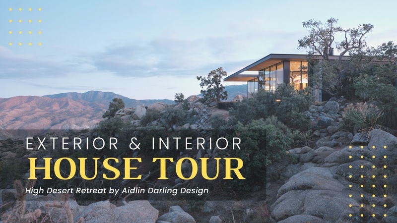High Desert Retreat Single Family Home Design Has View Mountain and