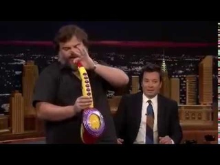Jack Black plays his legendary Sax-A-Boom