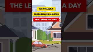 Why Massive Earthquakes Shorten the Length of a Day
