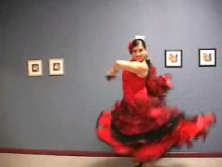 Flamenco Dance: Krystal 15 years old