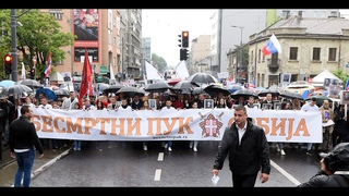 POGLEDAJTE Besmrtni puk - Rusi I Srbi marširaju Beogradom