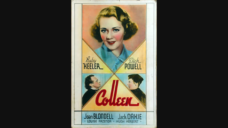 Colleen (1936) Dick Powell, Ruby Keeler, Jack