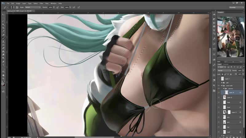 Sakimichan - term 108-109 - sinon nsfw vid process