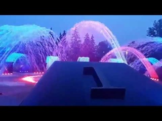 Фонтан ЧАСЫ с подсветкой в Уфе
