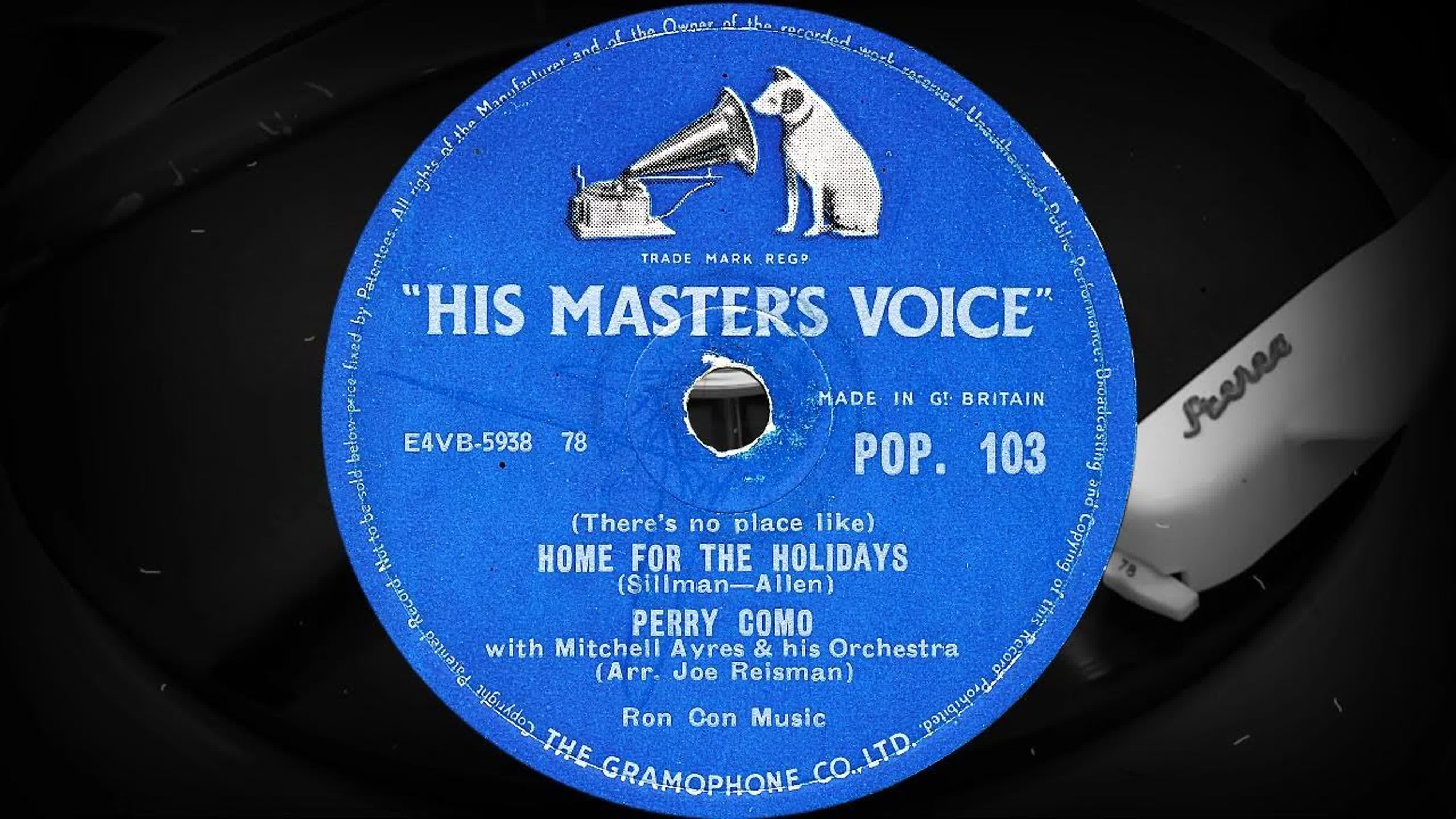 ( Theres No Place Like) HOME FOR THE HOLIDAYS PERRY COM with Mitchell Ayres his Orchestra (1955)