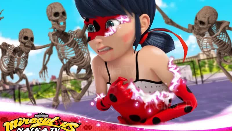 LADYBUG MIRACULOUS vs SKELETONS SEASON 4 part, 1, Ladybug and Cat Noir Леди