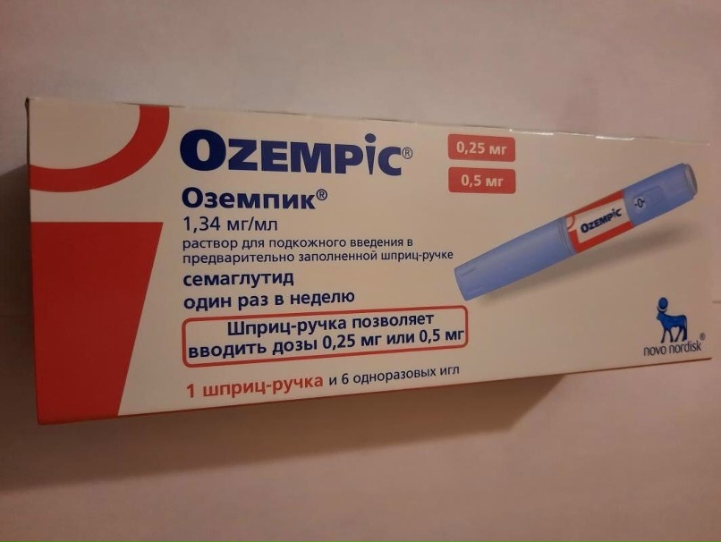 Оземпик р-р для п/к введ. 1.34 мг/мл картридж в шприц-ручке 3 мл (1 мг/доза) № 1