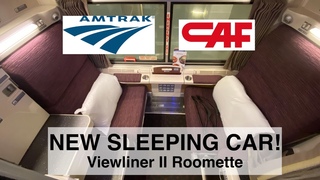 Amtrak’s NEW Viewliner II Sleeping Car | Amtrak Silver Meteor  - New York to Orlando | Roomette