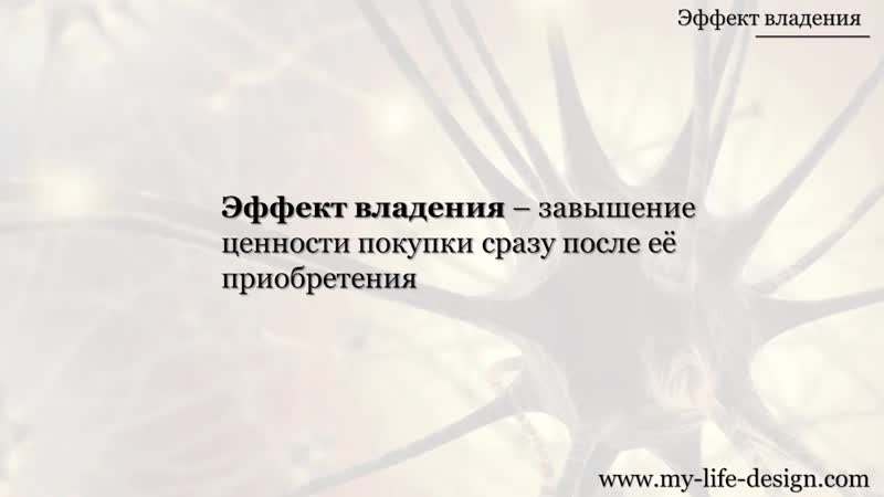 Ловушки мышления. VIP (2020)7 Ошибки принятия решения 01 Эффект