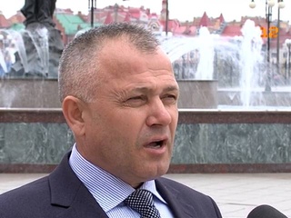 Работа фонтанов в Йошкар-Оле